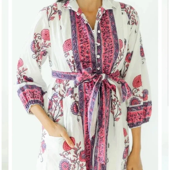 NWOT Victoria Dunn Folly Maxi Camelia - Picture 3 of 11